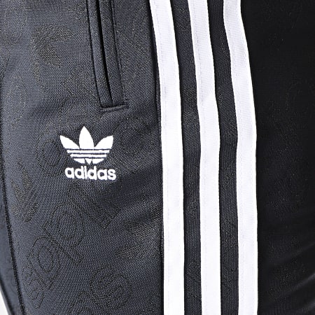 Adidas Originals - Pantalon Jogging Femme Avec Bandes SS TP ED7463 Noir Blanc 