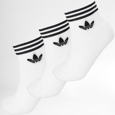 Adidas Originals - Lot De 3 Paires De Chaussettes EE1152 Blanc