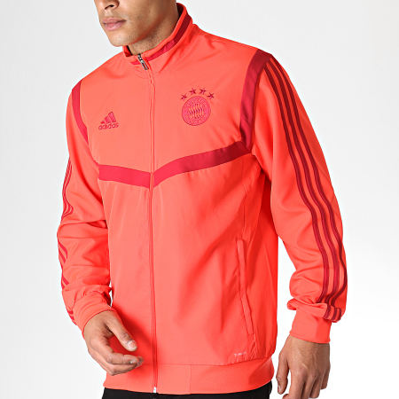 Adidas Sportswear - Veste De Sport A Bandes FC Bayern DX9178 Rouge Bordeaux
