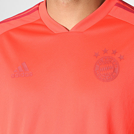 Adidas Sportswear - Tee Shirt De Sport Avec Bandes FC Bayern DX9154 Rouge Bordeaux