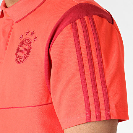 Adidas Sportswear - Polo Manches Courtes FC Bayern DX9186 Rouge Bordeaux