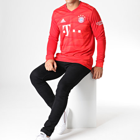 Adidas Performance - Maillot De Foot Manches Longues FC Bayern DX9250 Rouge
