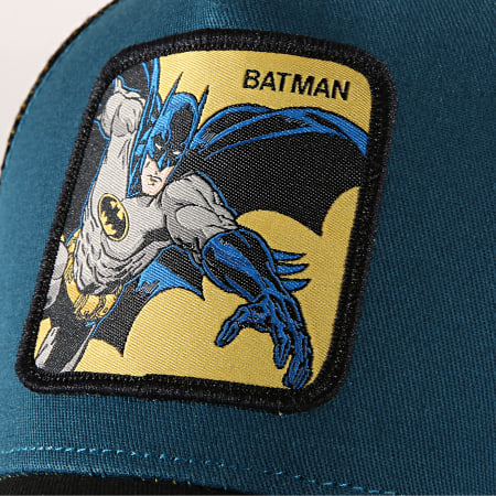 Capslab - Casquette Trucker Vintage Batman Bleu Noir