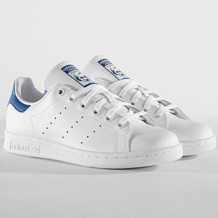 Adidas Originals - Baskets Femme Stan Smith S74778 Footwear White EQT Blue