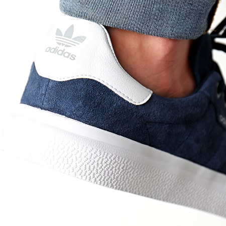 Adidas Originals - Baskets 3MC Collegiate Navy Footwear White Grey Two