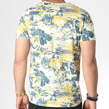 MTX - Tee Shirt ZT5057 Jaune Clair Floral