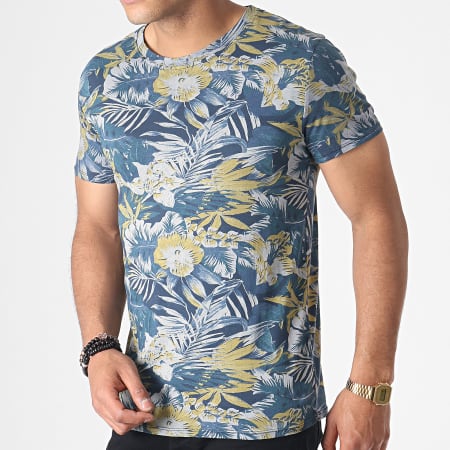 MTX - Tee Shirt ZT5057 Bleu Marine Floral