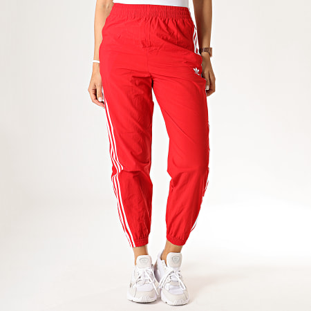 Adidas Originals - Pantalon Jogging Femme Avec Bandes Lock Up ED7543 Rouge