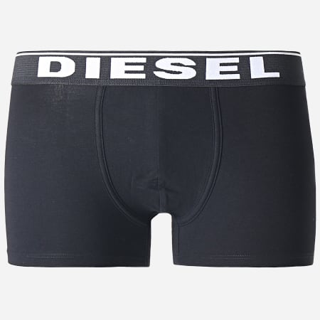 Diesel - Lot De 2 Boxers Coton Stretch Damien SMKX-0JKKB Noir Gris