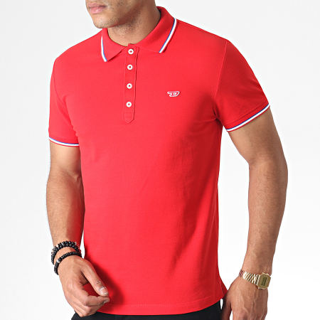 Diesel - Polo Manches Courtes Randy New 00SW7C-0MXZA Rouge