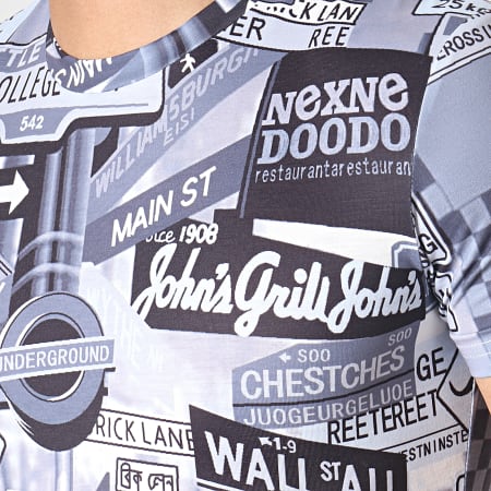 John H - Tee Shirt A040 Gris