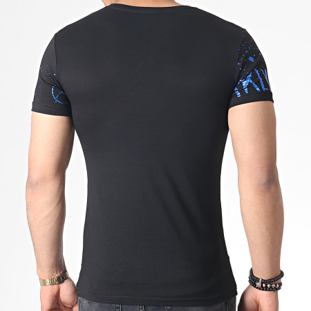 John H - Tee Shirt M34 Noir Bleu