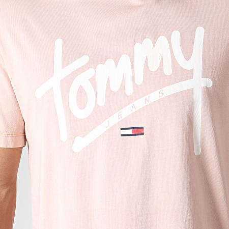 Tommy Hilfiger - Tee Shirt Handwriting 6478 Saumon