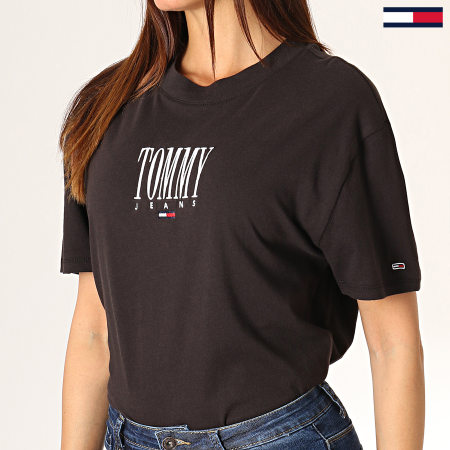 Tommy Jeans - Tee Shirt Femme Embroidery Graphic 6721 Noir
