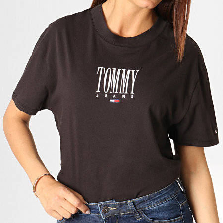 Tommy Jeans - Tee Shirt Femme Embroidery Graphic 6721 Noir