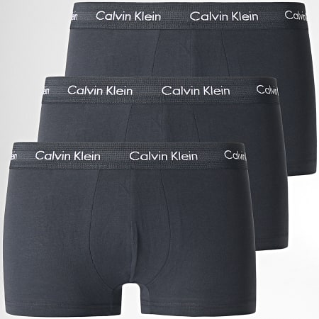 Calvin Klein - Lot De 3 Boxers Coton Stretch U2664G Noir