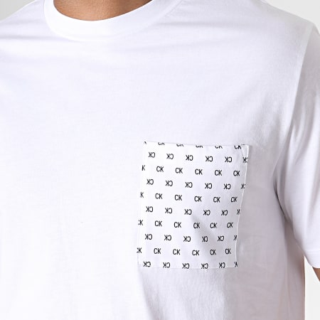 Calvin Klein - Tee Shirt Poche Hero Logo 2756 Blanc