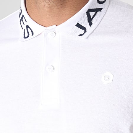 Jack And Jones - Polo Manches Courtes Nick Blanc