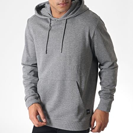 Only And Sons - Sweat Capuche Winston Gris Chiné