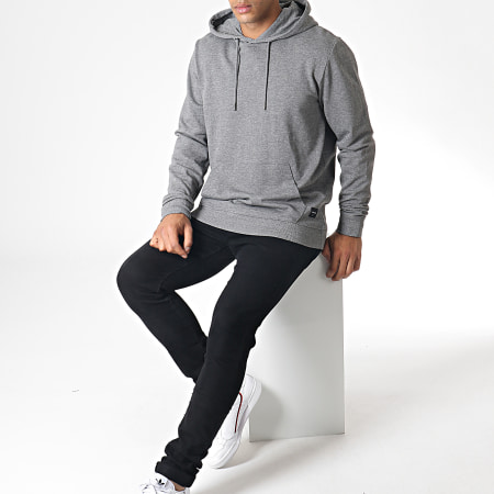 Only And Sons - Sweat Capuche Winston Gris Chiné