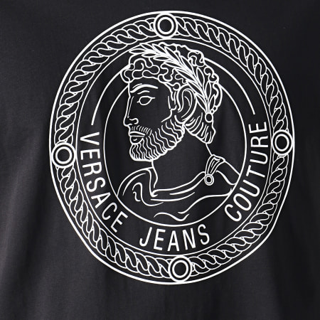 Versace Jeans Couture - Tee Shirt UUP Regular MC Medal B3GUA7TB Noir