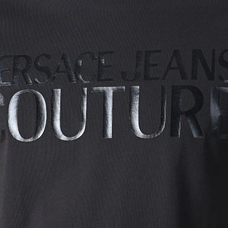 Versace Jeans Couture - Tee Shirt UUP Slim MC Logo Print B3GUA7TQ Noir