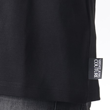 Versace Jeans Couture - Tee Shirt UUP Regular MC 7 B3GUA7TF Noir Blanc