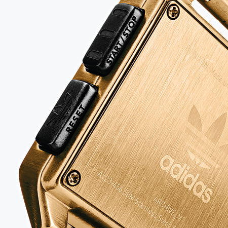 Adidas Originals - Montre Archive M1 Z01513 Gold Black