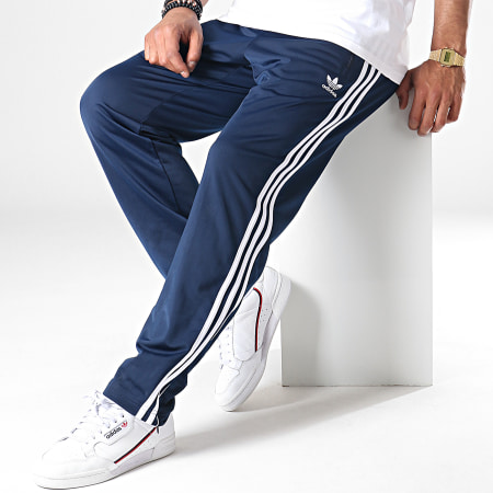 Adidas Originals - Pantalon Jogging A Bandes Firebird TP ED7010 Bleu Marine Blanc