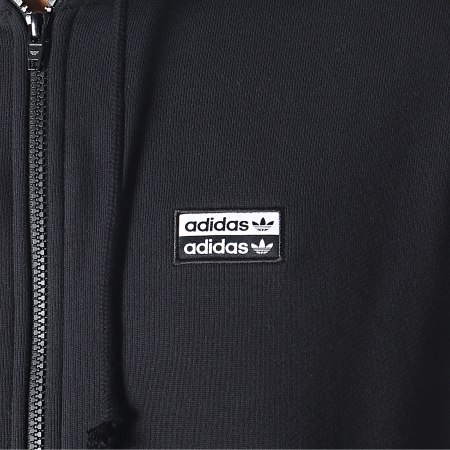 Adidas Originals - Sweat Zippé Capuche Vocal FZ ED7230 Noir