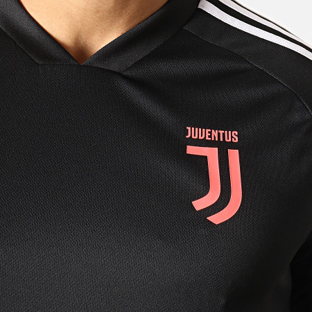Adidas Sportswear - Maillot De Football Juventus TR DX9127 Noir Blanc Corail Fluo