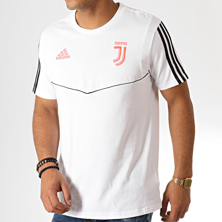 Adidas Performance - Tee Shirt A Bandes Juventus DX9132 Blanc