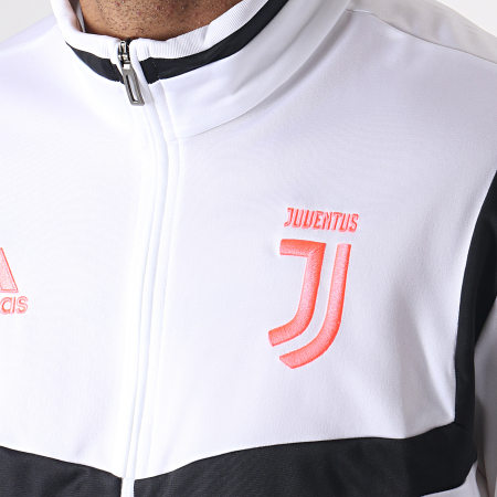 Adidas Sportswear - Ensemble De Survêtement Juventus DX9119 Blanc Noir Corail Fluo