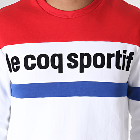 Le Coq Sportif - Sweat Crewneck Tricolore N1 Blanc Bleu Rouge