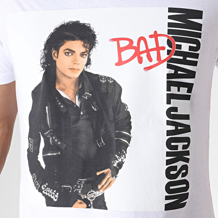 Michael Jackson - Tee Shirt MC448 Blanc