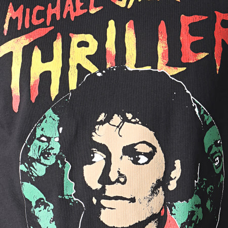 Michael Jackson - Tee Shirt MC453 Noir
