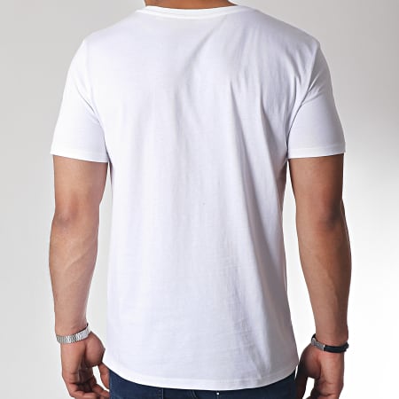 NASA - Tee Shirt Iridescent Worm Logo Blanc