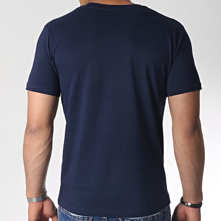 NASA - Tee Shirt Iridescent Worm Logo Bleu Marine