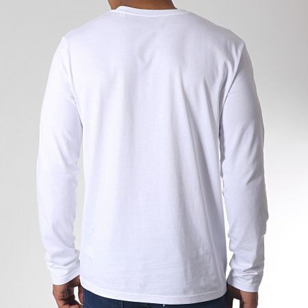 NASA - Tee Shirt Manches Longues Iridescent USA Blanc
