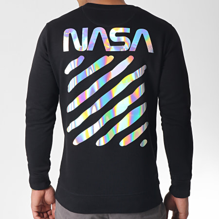 NASA - Sweat Crewneck Iridescent Skid Noir
