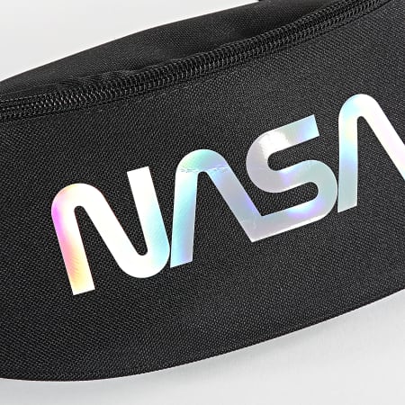 Sacoche Banane Iridescent Worm Logo Noir