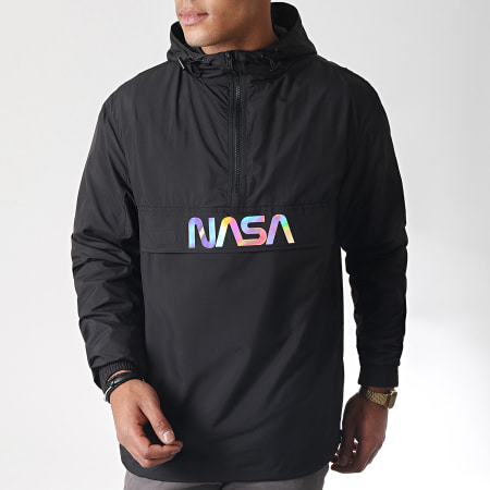 NASA - Cortavientos Iridescent Skid Negro