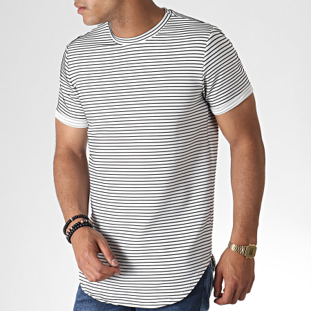 Uniplay - Tee Shirt Oversize 401 Blanc Noir