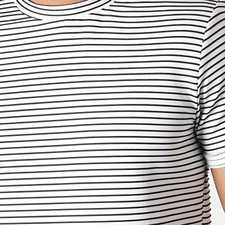 Uniplay - Tee Shirt Oversize 401 Blanc Noir