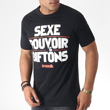 Ärsenik - Tee Shirt Sex Pouvoir Biff Noir