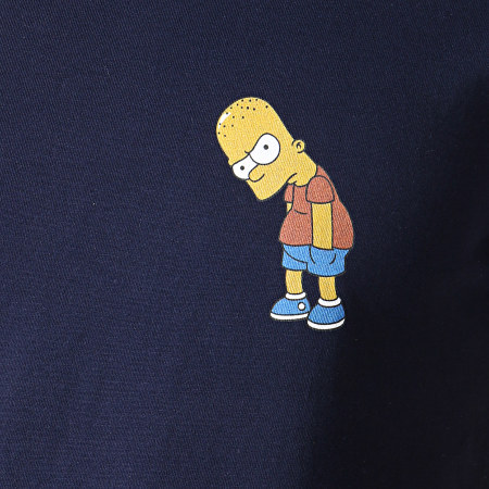 The Simpsons - Tee Shirt Trouble Maker Bleu Marine