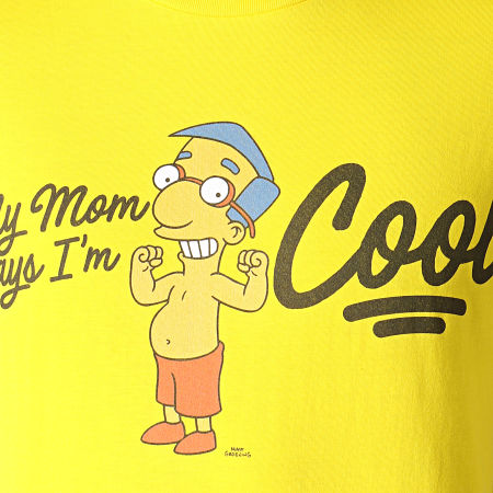 The Simpsons - Tee Shirt I'm Cool Jaune