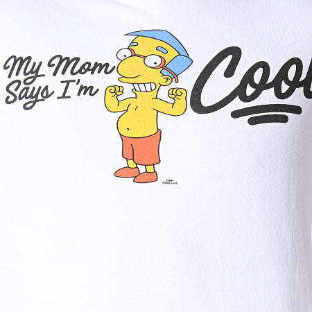 The Simpsons - Sweat Capuche I'm Cool Blanc