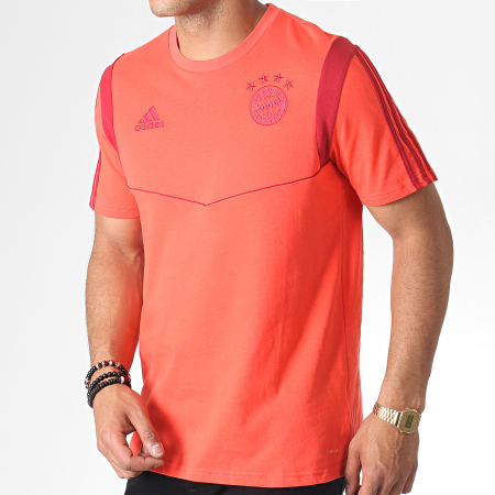 Adidas Sportswear - Tee Shirt A Bandes FC Bayern DX9188 Orange Bordeaux