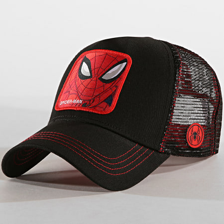 Capslab - Casquette Trucker Spider-Man Noir